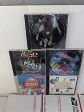 Lot Of 5 Vintage PC Rom Video Games See Pics #178 picture