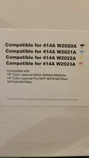 HP 414A 414X Color Laserjet Pro Black Cyan Magenta Yellow 4-Pack M454 479 W202 picture