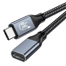 USB4 40Gbps Extension Cable PD 240W Fast Charge Thunderbolt 4/3 & 5K@60Hz picture