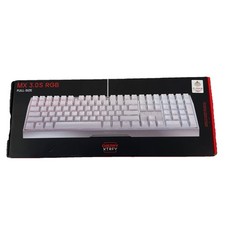 Cherry XTRFY MX 3.0S RGB Full-Size Mechanical Gaming Keyboard, White, Brand New picture