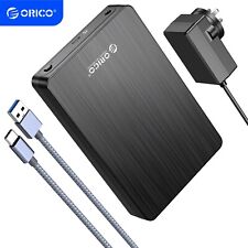 ORICO External Hard Drive Enclosure USB C 3.1 to SATA for 2.5/3.5'' SSD HDD UASP picture