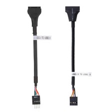 19 Pin USB 3.0 to 9 Pin USB 2.0 Male Female Motherboard Cable Adapter Converter picture