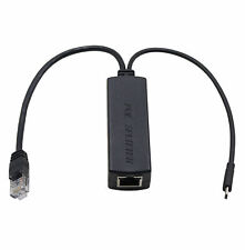 PoE Splitter Gigabit 5V - Micro USB Power And Ethernet To Raspberry Pi 3B+, Work picture