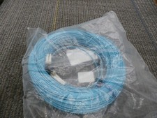 150FT LC/LC 50/125 OM4 Multimode Fiber Optic Patch Cable Aqua CABLEXPRESS picture