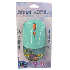 Disney Stitch Wireless Mouse Water Glitter Cute Aesthetic Kawaii USB Optical New picture