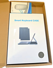 Smart Keyboard Case With Magnetic Detachable Keyboard & Wireless Mouse PU Leathe picture