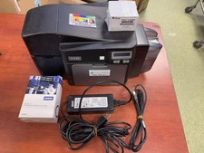 HID FARGO DTC4000 Card Printer Encoder Thermal w/Cards and extra Ribbon- Tested picture