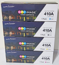 GPC Image 410A Toner  – Black Cyan Magenta Yellow– for HP LaserJet – New picture