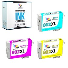 CMYi 3-Pack Replacement 802XL Color Ink Cartridge for Epson WorkForce WF-4720 picture