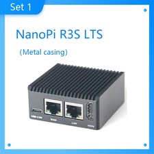 NanoPi R3S LTS RK3566 Mini Router Dual 2.5GbE Aluminum Case Linux IoT picture