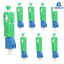SC APC-LC UPC Fiber Optic Adapter Singlemode, 8pcs picture