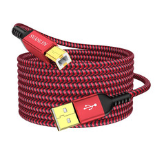 Printer Cable 20 FT, USB a to B 2.0 Printer Cable High-Speed Nylon Braided US... picture