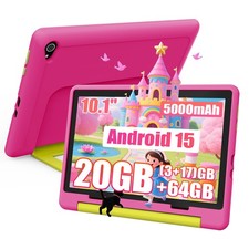 Kids Tablet 10.1 inch Android 15 Tablet for Kids 20GB+64GB ROM Bluetooth Camera~ picture