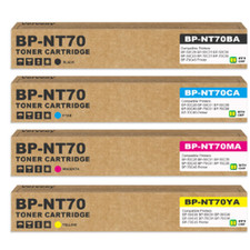 Verveoy BP-NT70 Toner Cartridges 4-Pack Black Cyan Magenta Yellow picture