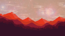 Landscape abstract red mountains photoshopped Custom Gaming Mat Desk picture