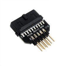 New Panel Plug-in Connector Computer Mainboard USB3.0 20pin To USB2.0 9pin qq picture