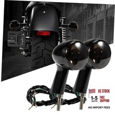 Motorcycle Rear Bullet Turn Signal Indicator Lights Mount Kit with Bracket picture