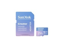 SanDisk Extreme microSD+SD/s Creator Secure Digital (SD) 256 SDSQXAV-256G-GN6MS picture