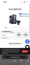 iBuyPower TRACEMR258I (1 TB SSD, AMD Ryzen 7, 3.80 GHz, 16 GB) Desktop - Black picture