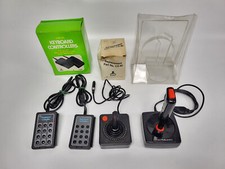 Vintage Lot of Atari CX40 Joystick, CX50 Keyboard and PointMaster Controllers picture