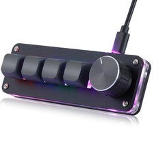 Macro Programmable Keypad, Handed Programmable Mechanical Keyboard, RGB Blue ... picture