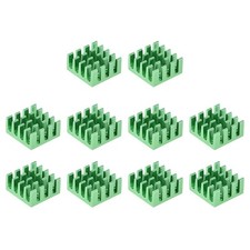 Cross Shaped Notch Heatsinks for MOS GPU IC Chip 10pcs picture