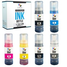 CMYi 6PK Compatible Epson 552 Ink Bottles Combo Pack for EcoTank ET-8500 ET-8550 picture