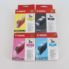 GENUINE Canon 3e / BCI-3e Multi-Pack (4) Ink Tanks, Black, Cyan, Magenta, Yellow picture
