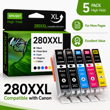 5PK CLI-281XXL PGI-280XXL Color Ink Cartridge for Canon PIXMA TR8620 picture