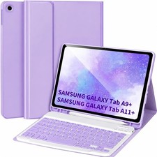 Case for Samsung Galaxy Tab A9+/A11+ Plus 2023/2025 11’’, Detachable Keyboard picture
