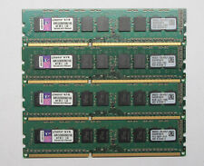 32GB (4x 8GB) Kingston KVR1333D3E9SK2/16G DDR3-1333 2Rx8 CL9 ECC DIMM Server Ram picture