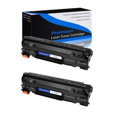 2x CF283A 83A Black Laser Toner Cartridge for HP LaserJet Pro MFP M127fw M125nw picture