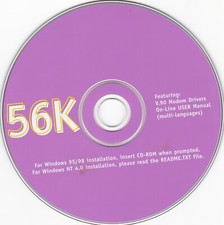 Vintage 56K Featuring: V.90 Modem Drivers, On-Line USER Manual for Windows 95/98 picture