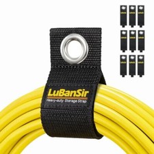  9 Pack Extension Cord Holder Organizer, 13-inch Heavy Duty Storage Straps for  picture