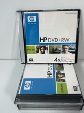 HP Invent DVD+RW 4X 4.7GB Data 120 Min Video Lot 8 DW00021M New picture