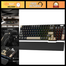 RGB Wireless Mechanical Gaming Keyboard with Wrist Rest - Compact & Customizable picture