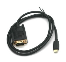 USB-C to DB9-Male Serial Port Adapter FTDI Chipset 3FT picture