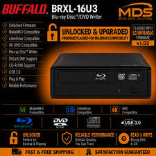 Buffalo BRXL-16U3, 4K UHD, Firmware Flashed, Unlocked, LibreDrive, MakeMKV picture