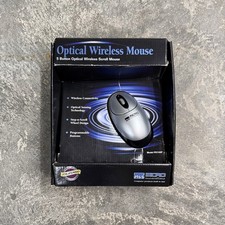 NOS Micro Innovations PD745P 5 Button Optical Wireless Scroll Mouse Windows XP picture
