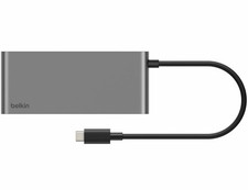 Belkin Connect 100W 8-Port USB-C Hub with 2.5Gb Ethernet, Space Gray picture