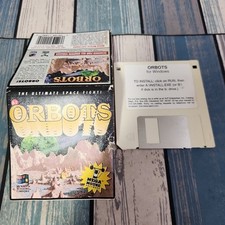 VTG Orbots The Ultimate Space Flight Video Game for Windows PC 3.5 Floppy Disc picture