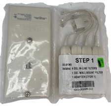 2WIRE DSL Phone Line Filter Kit  - Wall Mount & In-Line Phones Filters Brand New picture