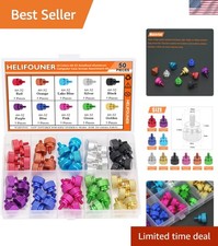50 Pieces 6-32 Thread Anodized Aluminum Computer Case , Thumb Screws Assortme... picture