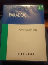 NEW Borland Paradox 4.0 PAL Programmer’s Guide 3-Book Set SEALED NOS DOS WINDOWS picture