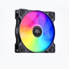 12cm PC Case Cooling Fan Gaming Computer Colored LED Silent Double Plug Connecto picture