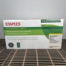 Staples SEB2600CR Reman Non OEM Toner Cartridge SKU-791417 Yellow New HPQ6001A picture