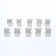 Hubbell SFBLA10 Light Almond Snap-In Fit Blank Filler Plate Inserts 10-Pack picture