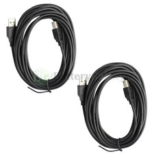 2x 15FT 15' 15 FT FEET USB 2.0 A TO B HIGH SPEED PRINTER CABLE CORD 800+SOLD picture