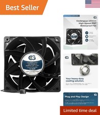 12V Waterproof  High Speed Cooling Fan 120x38mm - Durable & Reliable picture