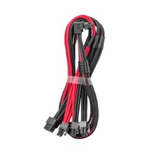 RT-Series Pro ModFlex Sleeved 12V-2x6 12VHPWR 90° Black + Red Variant B picture